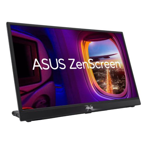 Asus 17.3" Portable IPS Monitor (ZenScreen MB17AHG), 1920 x 1080, 144Hz, USB-C, HDMI, Auto-Rotate, SmoothMotion Tech, L-Shaped Kickstand-PCR Business Solutions Ltd